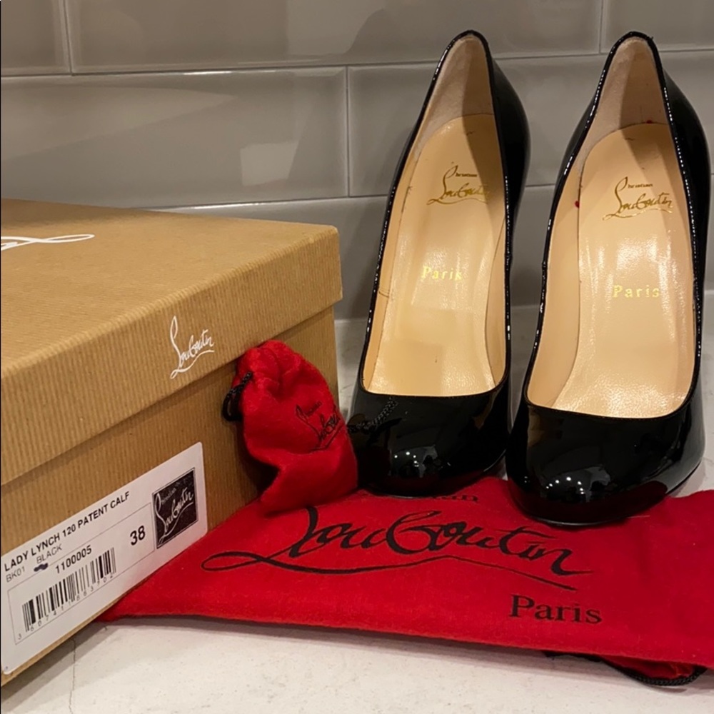 Never worn! Christian Louboutin Lady Lynch 120